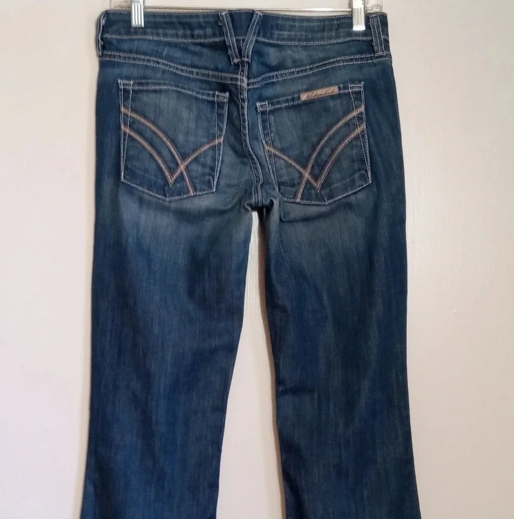 William Rast Daisy Super Flare jeans GUC women size 27 - Picture 5 of 9